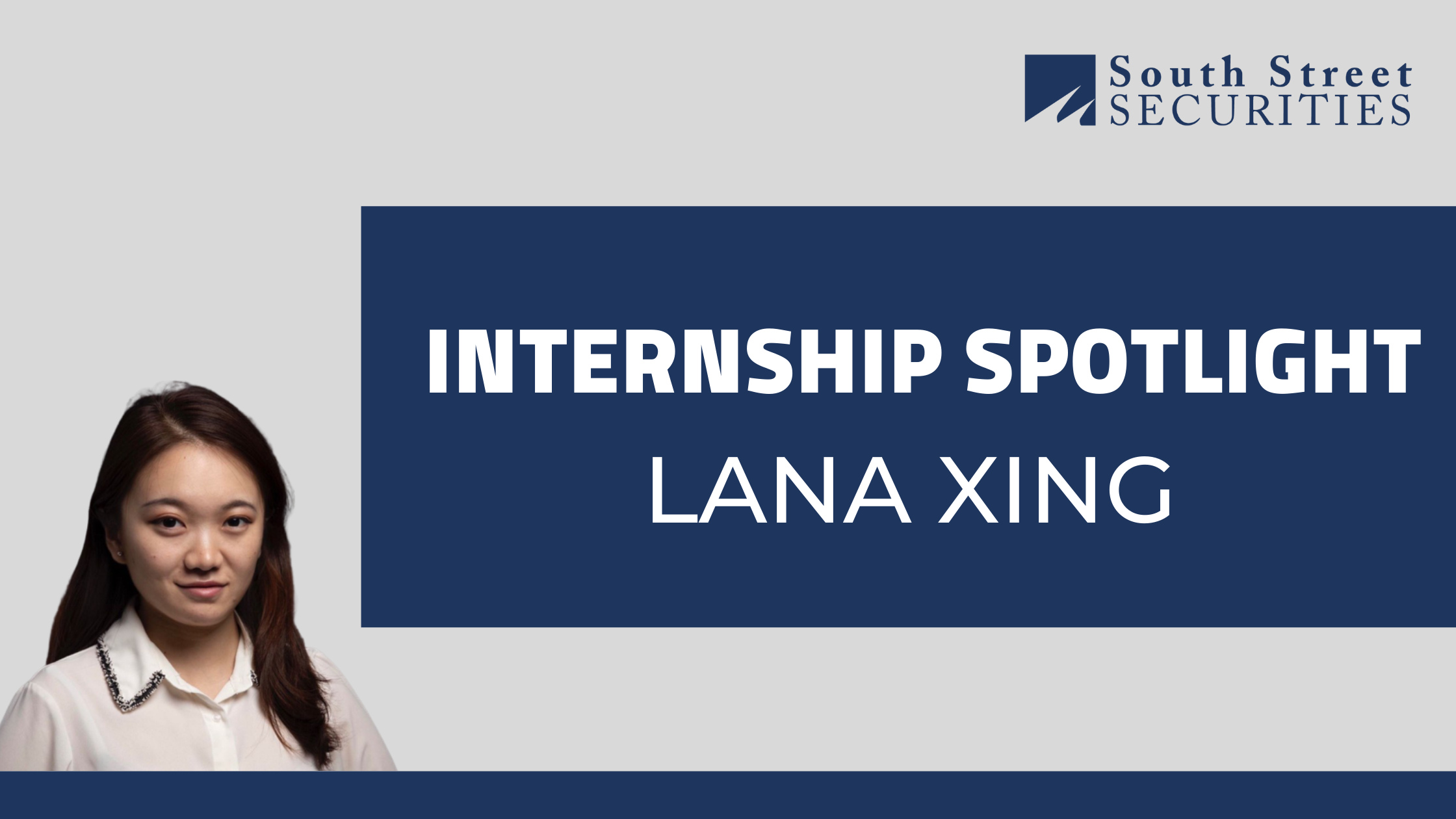 Internship Spotlight Lana Xing